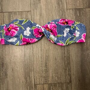 Hawaiian Tropic bandeau bathing suit top